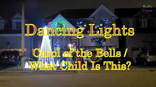 Carol of the Bells  Dancing House lights  Christmas Decorations 2020  Musical Light Show Canada [upl. by Attener102]