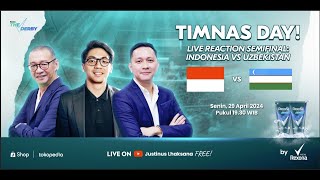 THE DERBY LIVE REACTION 34 AFC U23  INDONESIA VS UZBEKISTAN [upl. by Bonis]