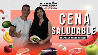 Recetas FÁCILES y SALUDABLES  CENA  ENSALDA MIXTA FITNESS [upl. by Lauryn]