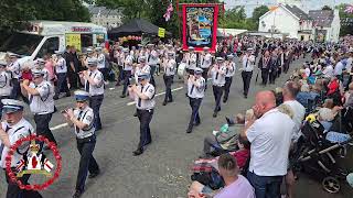 Derrylee Flute Band  Scarva Day 13th July 2024 [upl. by Attelliw452]