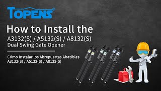 TOPENS A3132S  A5132S  A8132S Gate Opener Installation Video [upl. by Niawtna]