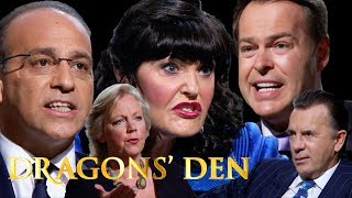 Fiery Moments Of Season 10  COMPILATION  Dragons’ Den [upl. by Linneman]