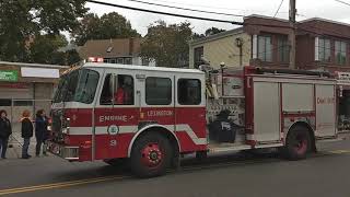 2018 Woburn Halloween Parade Fire [upl. by Naginnarb]