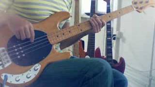 L125 Bluesy chordal bass lick in C major  from Playbassnowcom [upl. by Adnole]