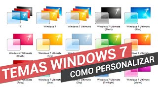 Pack de 50 temas para windows 7  Como instalar temas full glass e dicas para personalizar [upl. by Vowel]