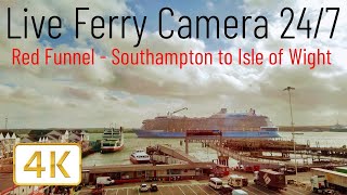 Ferry Cam  Southampton to Cowes Isle of Wight Red Funnel Boat Show 2024 Live Camera 247 [upl. by Eenor387]