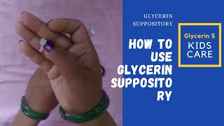 Use of glycerine suppositoryअगर बच्चा मल त्याग ना करे तो28 हजार से अधिक लोगों ने देखा है [upl. by Alrick522]