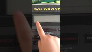 How to fix your Gold’s Gym 430i treadmill when it is stuck in display mode [upl. by Adalai906]