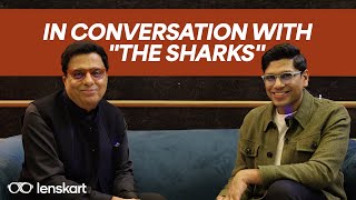 Sharks Peyush Bansal amp Ronnie Screwvala On The Sets of Shark Tank India  Lenskart [upl. by Ahsinrats]