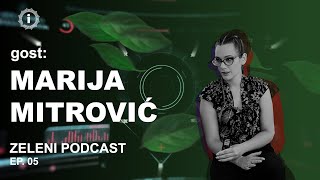 Marija Mitrović  Zeleni podkast ep 5 [upl. by Enylhsa897]