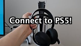 PULSE Elite Wireless Headset  How to Connect to PS5 [upl. by Hnib]