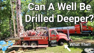 Drilling a Existing Well Deeper in Search for More Water Great Final Results [upl. by Eelsew252]