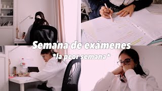 Una semana conmigo durante los exámenes trimestrales la peor semana 3a evaluación de 2do de bach🤧 [upl. by Homer305]