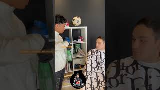 Millionaire Barber Gets a Surprising Gift—You Won’t Believe What It Is 😲💈 haircut luxury [upl. by Damha]