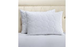 Concierge Collection CircleQuilted 2pack Jumbo Pillows [upl. by Nirat]