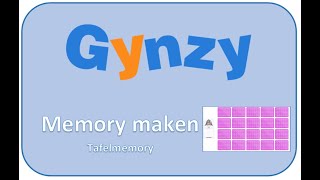 Gynzy  Memory maken Tafelmemory [upl. by Camey592]