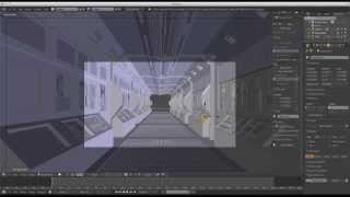 Blender Speed Modeling  Spaceship Interior Part 1 [upl. by Tiffi290]