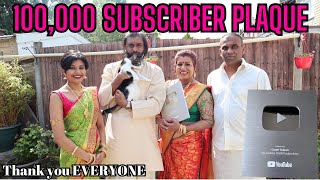 இது உங்களால் தான் நன்றி 🙏💕  100000 SUBSCRIBER PLAQUE  THANK YOU [upl. by Holly-Anne262]