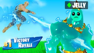 TROLLING JELLY With LIGHTNING In FORTNITE New Season [upl. by Parnas]