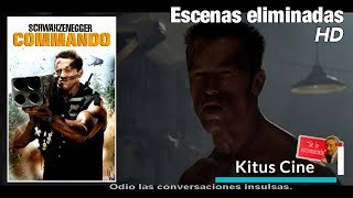 Escenas eliminadas de COMMANDO Schwarzenegger Subtituladas al español [upl. by Haraf373]