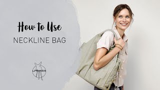 Diaper Bag  Neckline Bag  How to Use  LÄSSIG [upl. by Kara-Lynn244]