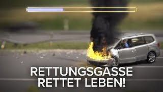 Neue Version Rettungsgasse rettet Leben [upl. by Uzia]