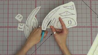 Fusible Applique Basics  How to Trace Cut and Fuse Applique Shapes [upl. by Argile]