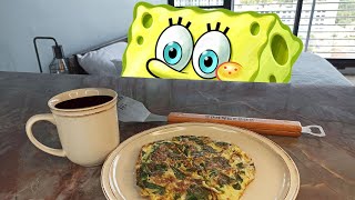 Cowboy Eggs with Spinach  SpongeBob [upl. by Arjun236]