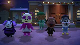 Animal crossing New Horizons Muffy Pinky Bea and Shari singing KK stroll [upl. by Notsirhc]