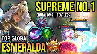 ESMERALDA BEST BUILD 2023  TOP GLOBAL ESMERALDA GAMEPLAY  MOBILE LEGENDS✓ [upl. by Jarlathus]