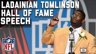 LaDainian Tomlinsons Hall of Fame Speech  2017 Pro Football Hall of Fame  NFL [upl. by Ellerred]