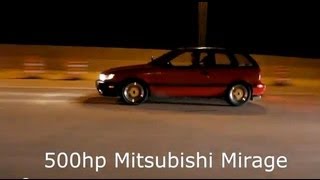 500hp Mitsubishi Mirage vs 700hp Mk3 Supra HD [upl. by Allyce]