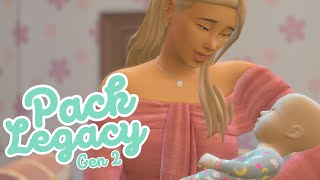 ADJUSTING TO NEW MOM LIFE  SIMS 4 PACK LEGACY GEN 2 5 [upl. by Ihcalam]