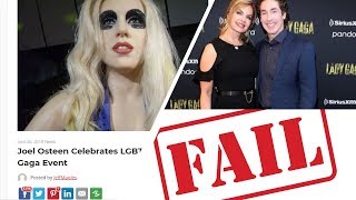 Joel Osteen Celebrates LGBTQ Pride at Lady Gaga Event [upl. by Hsetim]