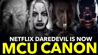 Netflix Daredevil MCU Canon Daredevil Born Again Villain Revealed  Harley Quinn’s Future and MORE [upl. by Bernat687]