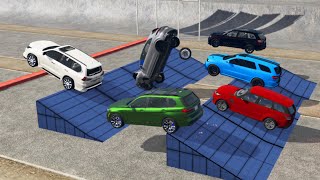 Obstacle crash course but for SUVs  beamng drive [upl. by Citron]