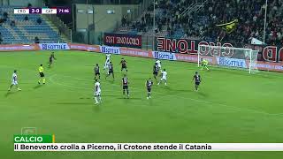 Il Benevento crolla a Picerno il Crotone stende il Catania [upl. by Noed]