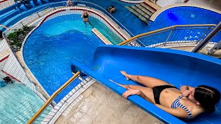 Crazy Waterslides at Tikibad Duinrell in Netherlands [upl. by Bray]