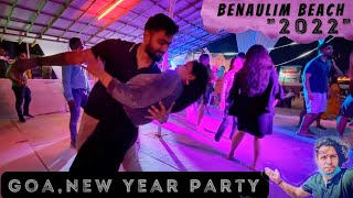 2022 NEW YEAR PARTY  BENAULIM BEACH  2022  PARTY  DISCO SHACK GOA  SOUTH GOA [upl. by Amme]