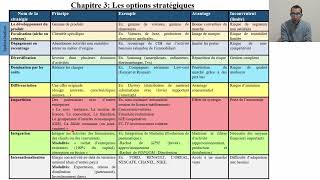 Chapitre 3 Les Options stratégiques partie 4 EOAE [upl. by Annekim]