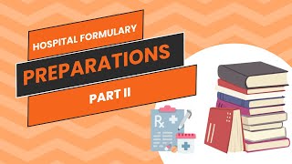 Preparation of Formulary [upl. by Akkahs]