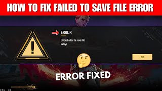 How To Fix Failed To Save File Error In Free Fire Bluestacks  Bluestacks 4 Not Saving Files [upl. by Hebert88]