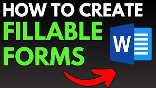 How To Create Fillable Forms In Microsoft Word [upl. by Novat]