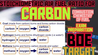 Stoichiometric air for carbon  Boiler Air calculation [upl. by Egan158]