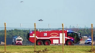 Strike eagle makes emergency landing [upl. by Struve]