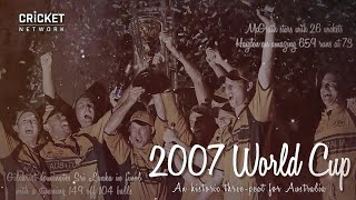 2007 World Cup Rewind Aussie domination [upl. by Ahsiekel]