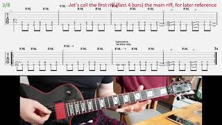 Metallica Wasting My Hate guitar lesson [upl. by Audwen]