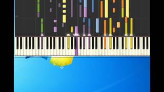 Madness My Girl Piano tutorial by Synthesia [upl. by Eirahcaz]