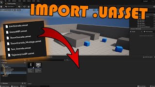 How To Import uasset Files Into Unreal Engine 45 Tutorial [upl. by Kemeny]