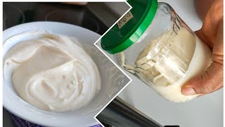 Homemade mayonnaise Easy homemade Tasty mayonnaise [upl. by Loredo]